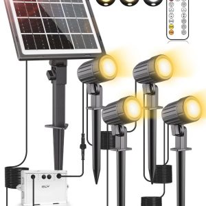 Zonne tuinverlichting met afstandsbediening – 2 dynamische modi en 3 helderheidsniveaus