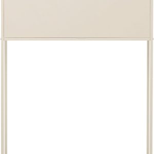 BELIANI TAPIEN – Verhoogde plantenbak – Beige – 70 x 30 x 100 cm – Metaal